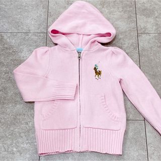 ラルフローレン(Ralph Lauren)の✧ ラルフローレン ニット パーカー フード付き 美品 3T 100cm ✧(ジャケット/上着)