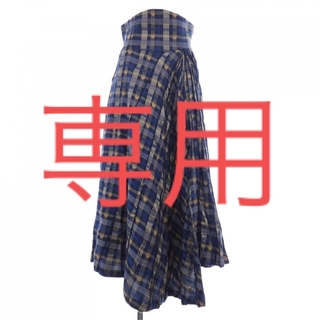 マメ(mame)の【専用】mame / KASURI PLAID FLARED (ロングスカート)