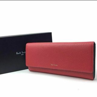 ポールスミス(Paul Smith)の新品 ポールスミス 長財布 二つ折りレザー レッド 赤 財布 20wd676(財布)