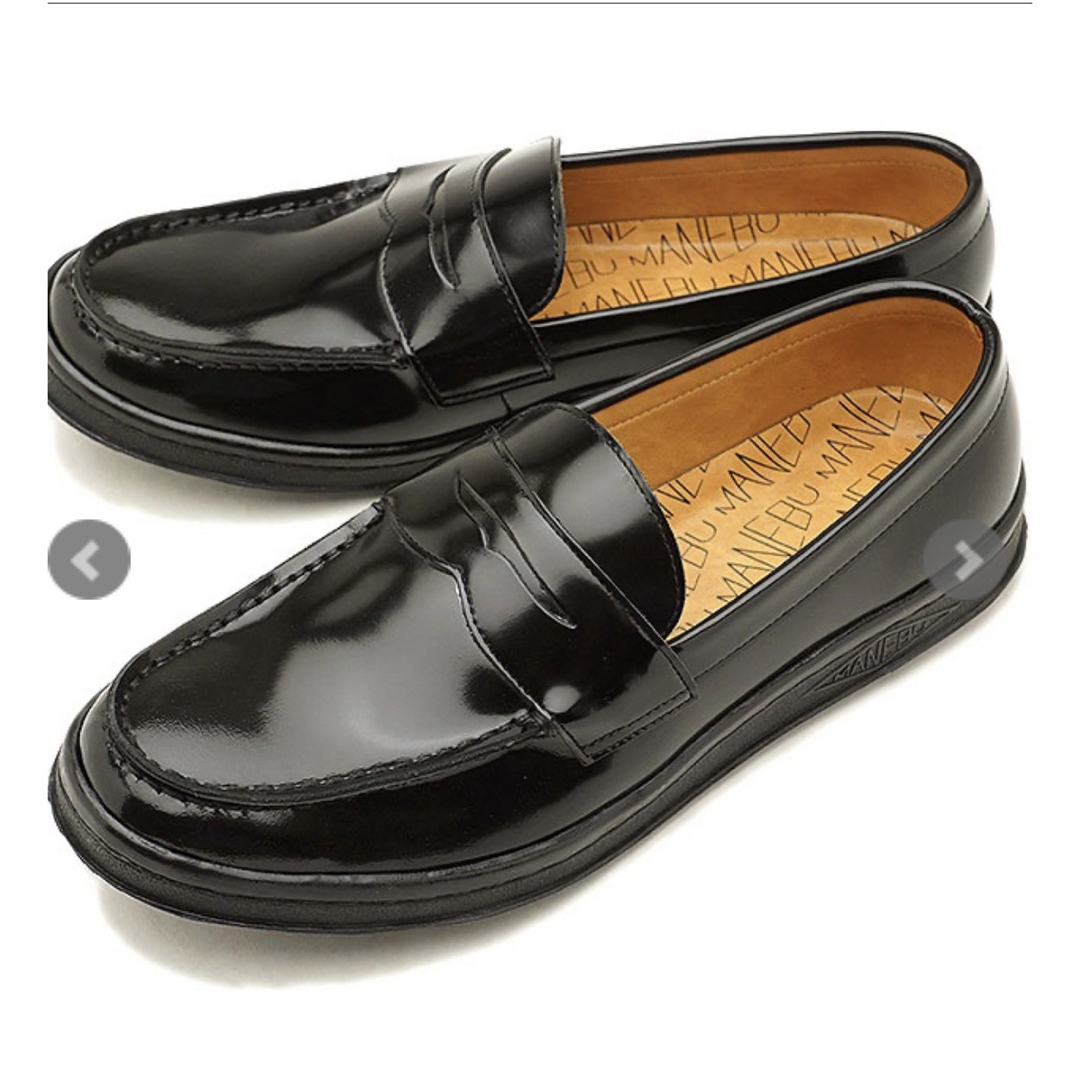 MANEBU(マネブ)のMANEBU マネブ　manebu VOVO ローファー ブラック 黒　革靴 レディースの靴/シューズ(ローファー/革靴)の商品写真