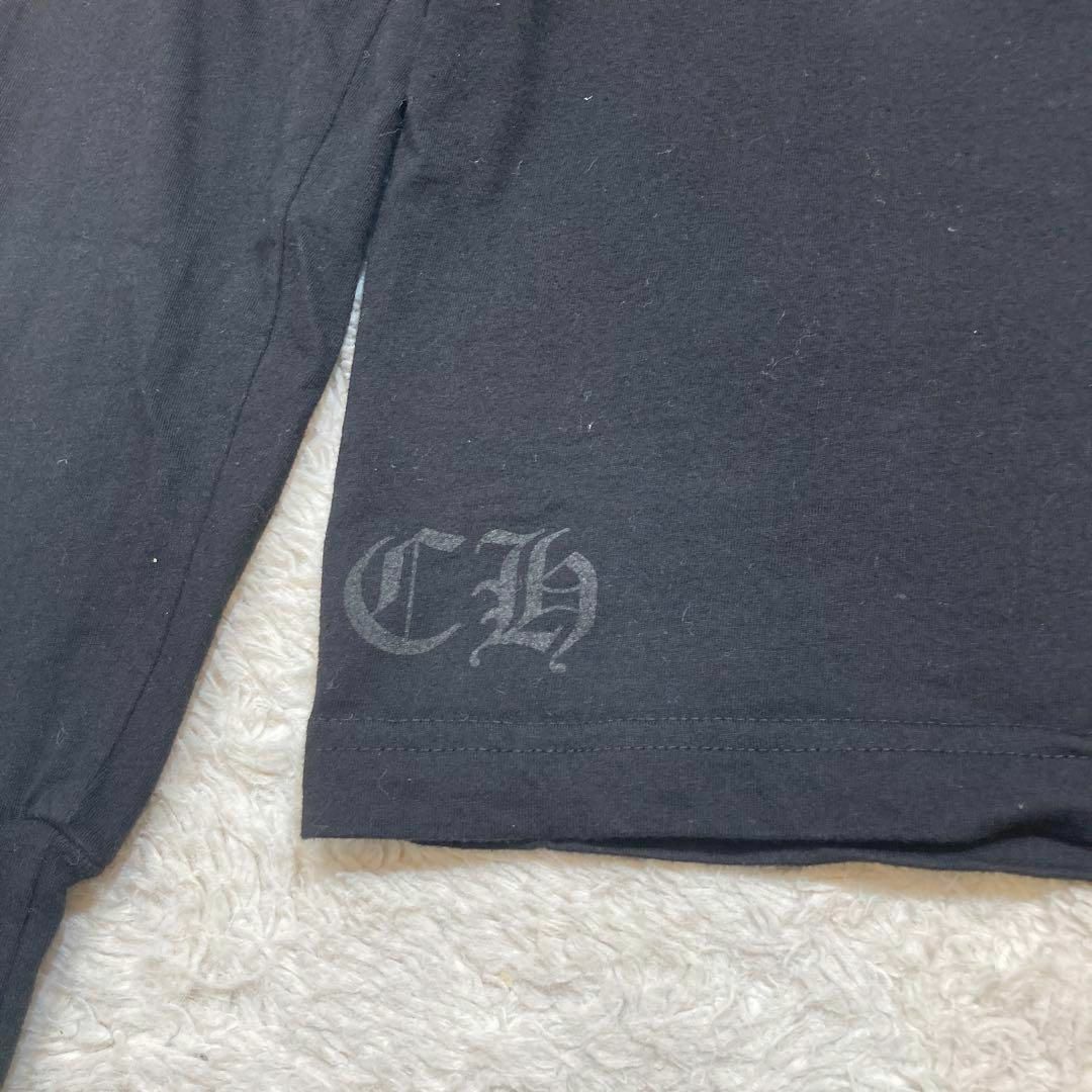 Chrome Hearts(クロムハーツ)の【極美品☆超希少】クロムハーツ ホースシュー 袖フローラルロゴ ロンT XL メンズのトップス(Tシャツ/カットソー(七分/長袖))の商品写真