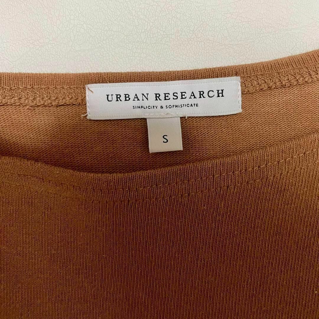 URBAN RESEARCH(アーバンリサーチ)の【大人気◎】URBAN RESEARCH コットンTシャツ　S　ブラウン　半袖 レディースのトップス(Tシャツ(半袖/袖なし))の商品写真