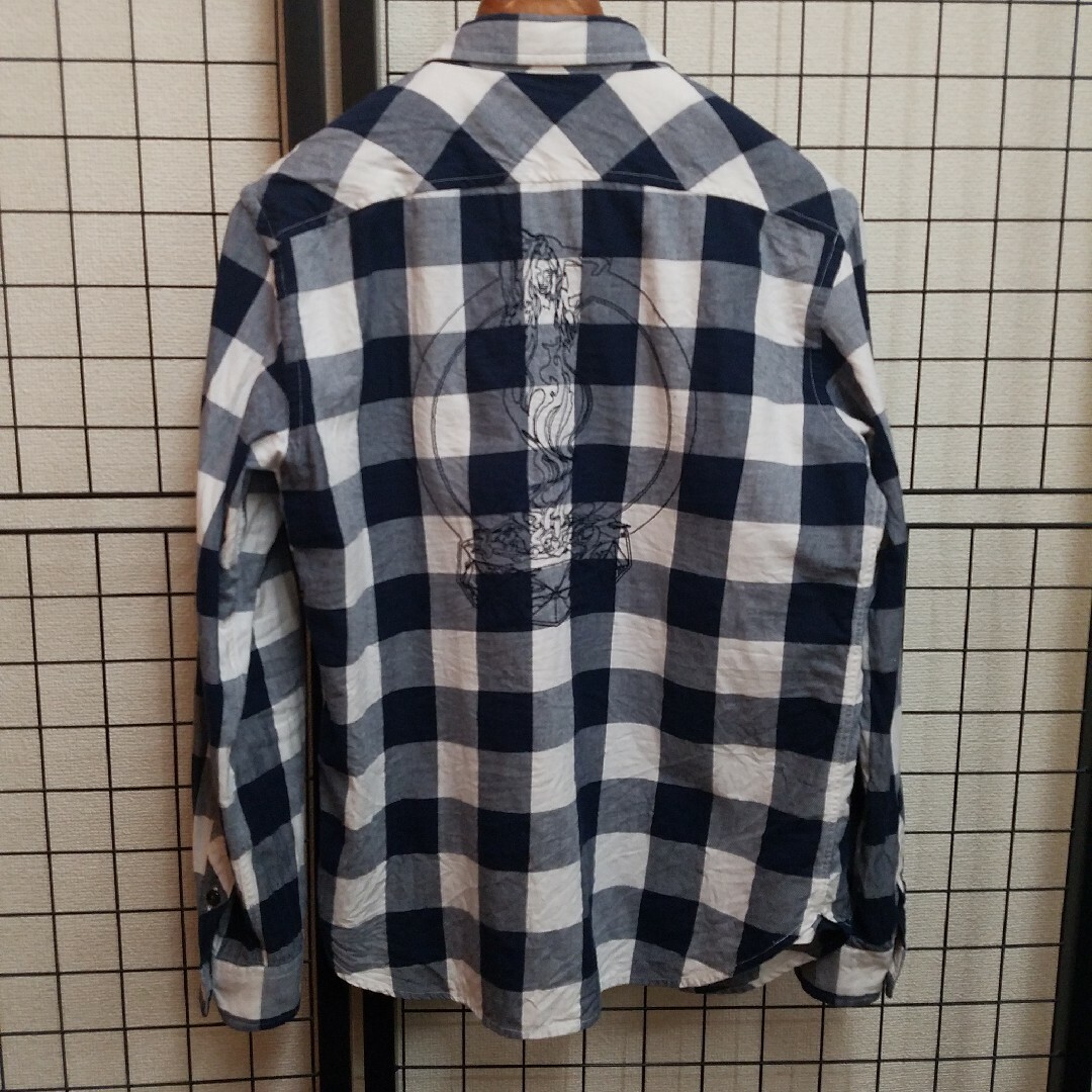 Back Channel(バックチャンネル)のBKCNL Girl Embroidery L/S Check Shirts メンズのトップス(シャツ)の商品写真