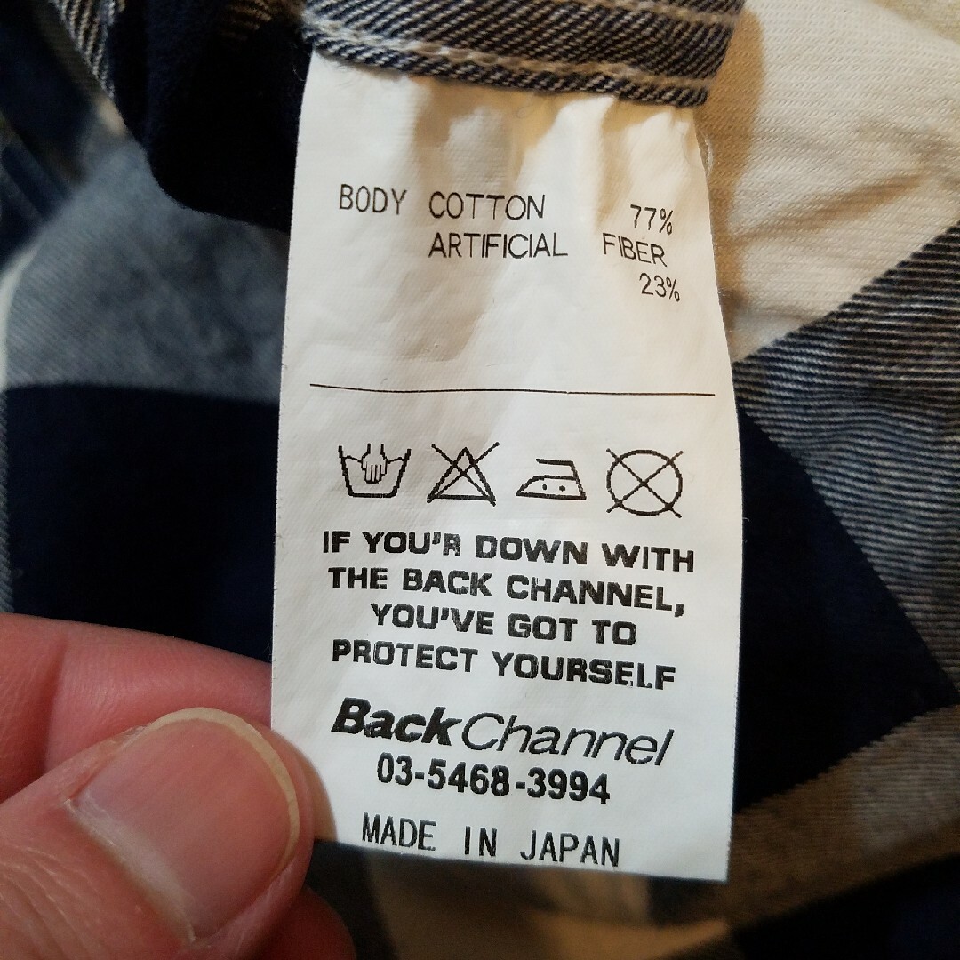 Back Channel(バックチャンネル)のBKCNL Girl Embroidery L/S Check Shirts メンズのトップス(シャツ)の商品写真