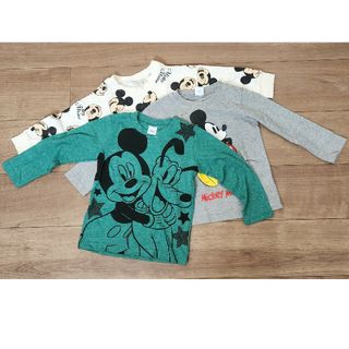 ディズニー(Disney)のディズニー　ミッキー　ミッキーマウス　子供服ベビー服(Tシャツ/カットソー(半袖/袖なし))