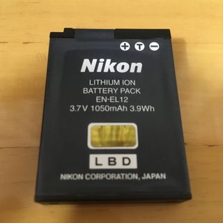 ニコン(Nikon)のNikon  ニコン　リチウム　バッテリー　EN-EL 12(バッテリー/充電器)