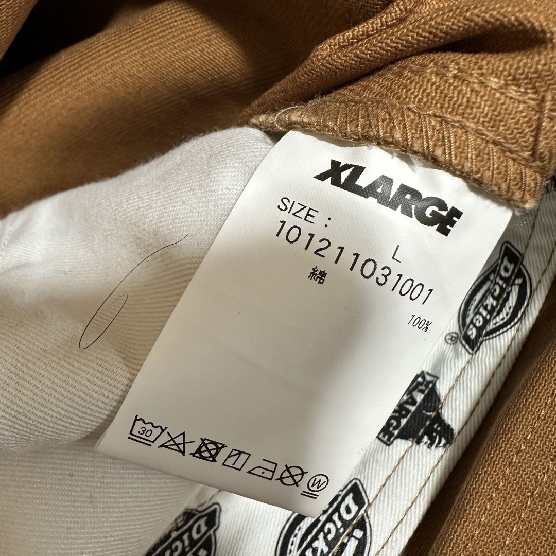 XLARGE(エクストララージ)の※プロフ必読★新品★【XLARGE× Dickies】コラボ オーバーオール L メンズのパンツ(サロペット/オーバーオール)の商品写真