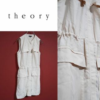 セオリー(theory)の【最高級】Theory セオリー シルク100％ ノースリーブ ワンピース(ロングワンピース/マキシワンピース)