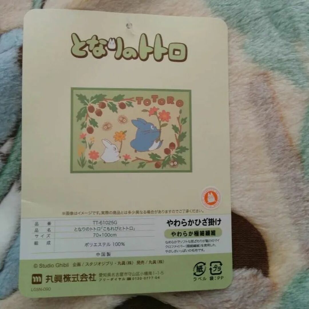 送料無料　となりのトトロ＆魔女の宅急便 ひざ掛け毛布70×100cm　2枚組 インテリア/住まい/日用品の寝具(毛布)の商品写真