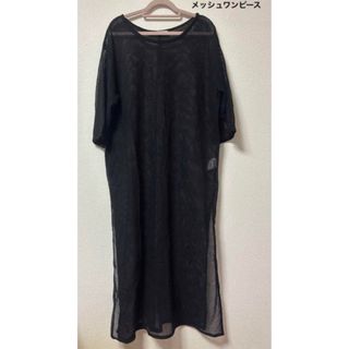 ショコラフィネローブ(chocol raffine robe)のJust Collection シースルーワンピース　チュニック(ロングワンピース/マキシワンピース)