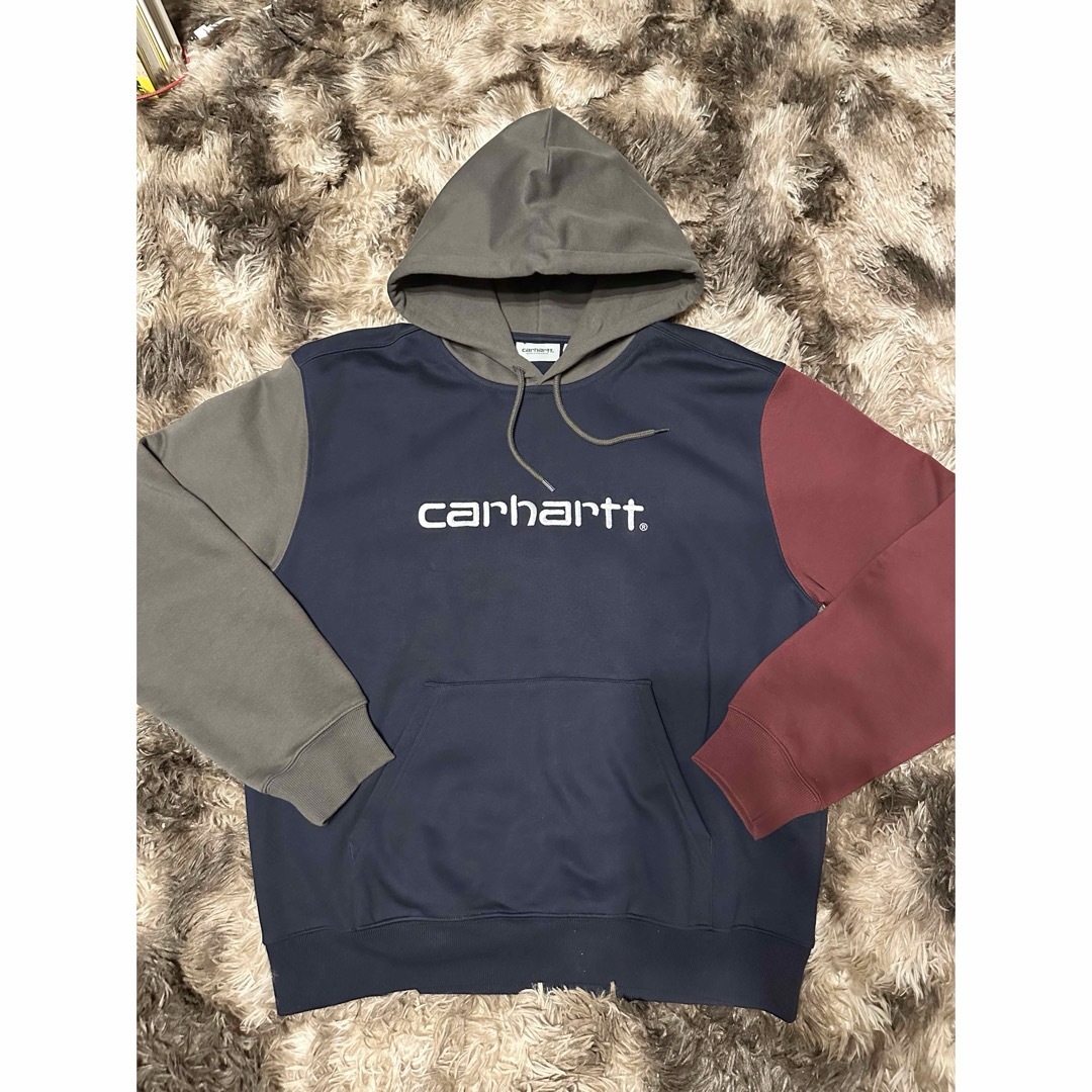 Charhartt WIP(カーハートダブリューアイピー)の新品 2020年製【carhartt wip マルチ パターン パーカー L】 メンズのトップス(パーカー)の商品写真