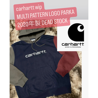 カーハートダブリューアイピー(Charhartt WIP)の新品 2020年製【carhartt wip マルチ パターン パーカー L】(パーカー)