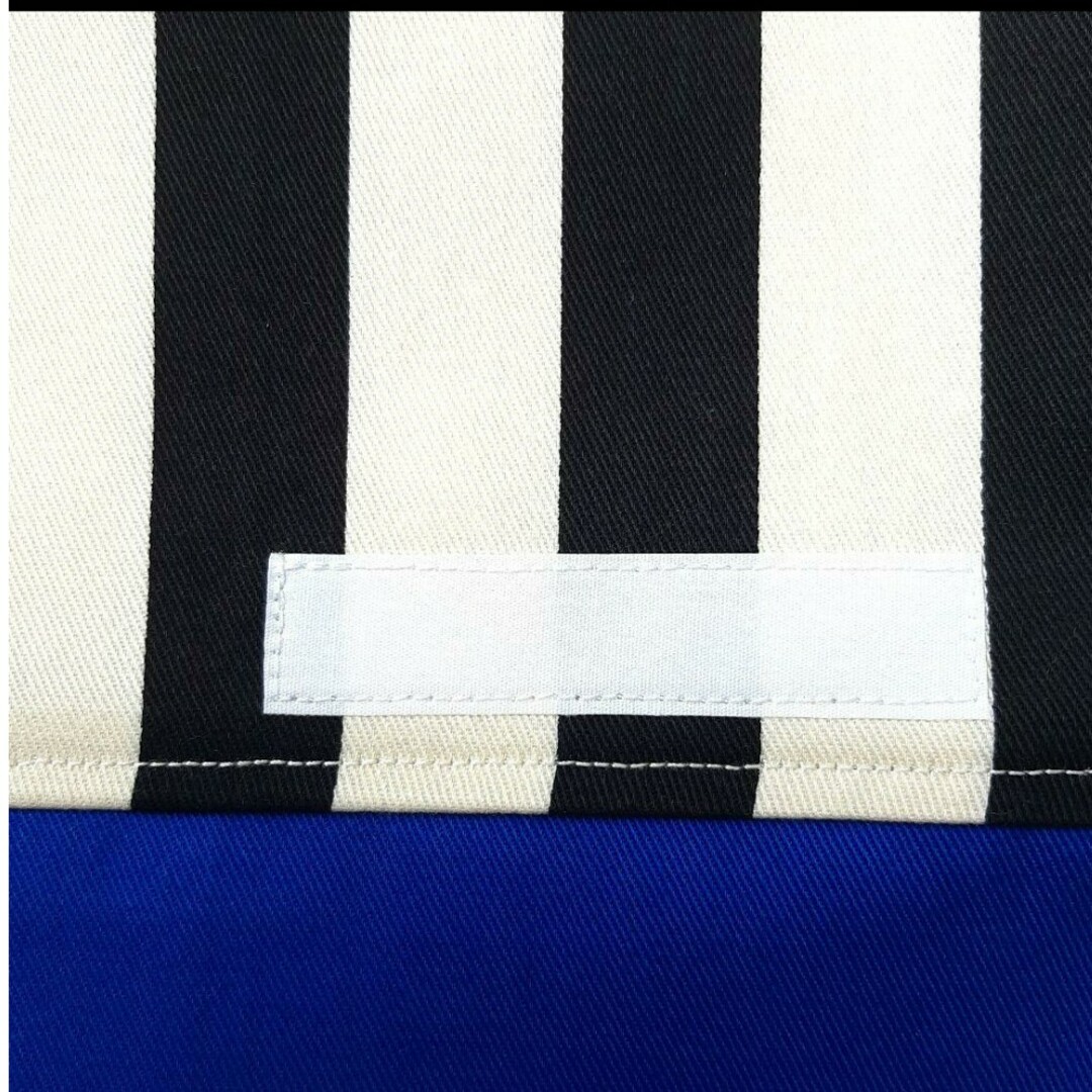 巾着　25×20 給食袋　なわとび袋　道具袋　入園入学　ハンドメイド　小学生　青 ハンドメイドのキッズ/ベビー(外出用品)の商品写真
