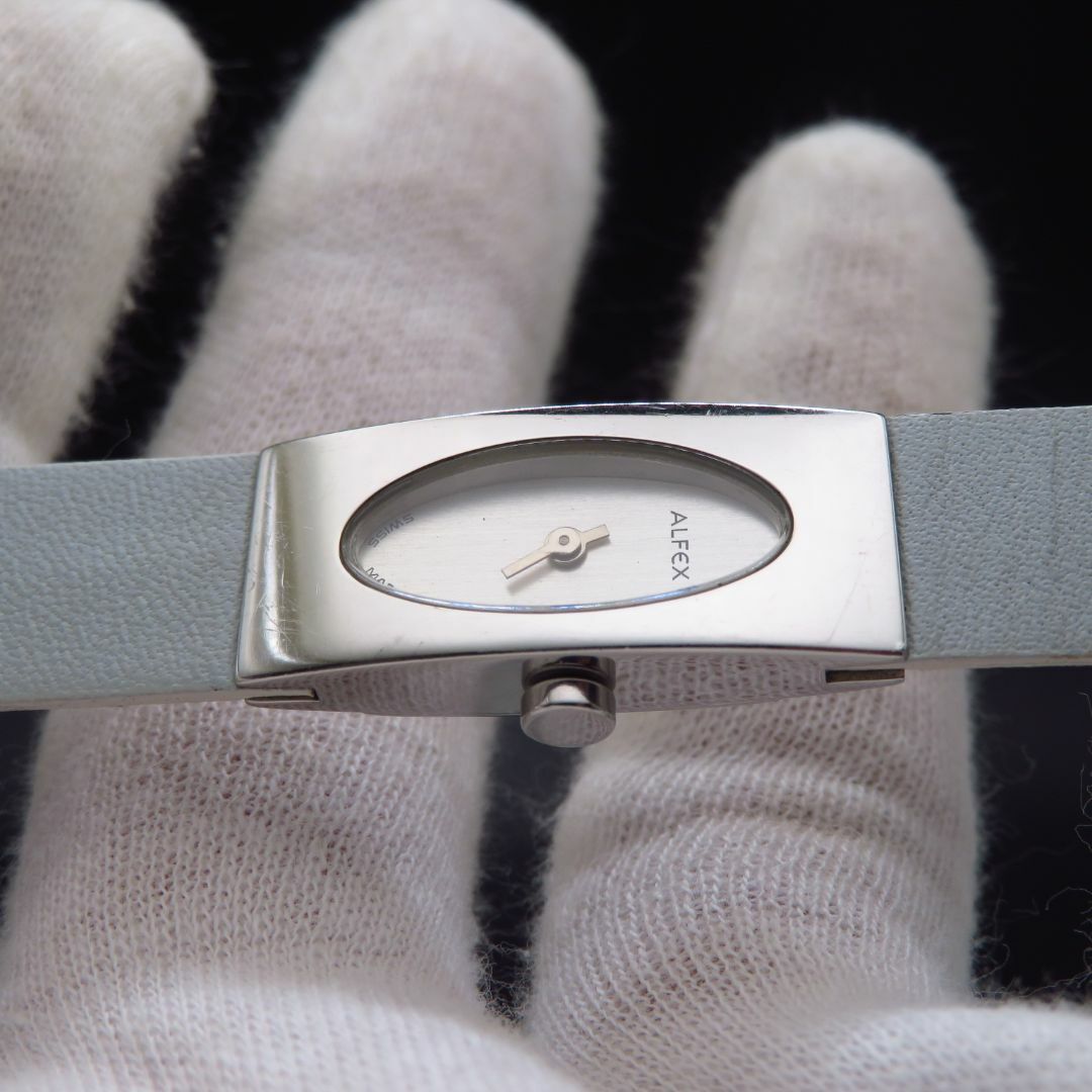 ALFEX 腕時計 レクタンギュラー スイス製  レディースのファッション小物(腕時計)の商品写真
