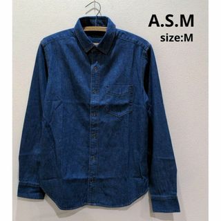 アトリエサブ A.S.M ATELIER SAB MEN デニムシャツ 長袖 Ｍ