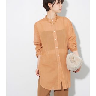 JIL SANDER／ジルサンダー／20FW／ピンタックペプラムブラウス／シャツ約39cm