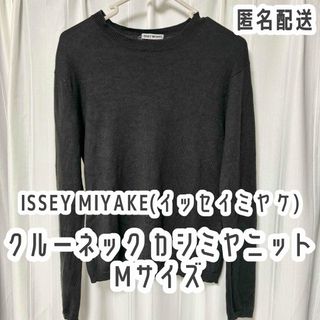 イッセイミヤケ(ISSEY MIYAKE)の【ISSEY MIYAKE】クルーネック カシミヤニット ⭐️匿名配送⭐️(ニット/セーター)