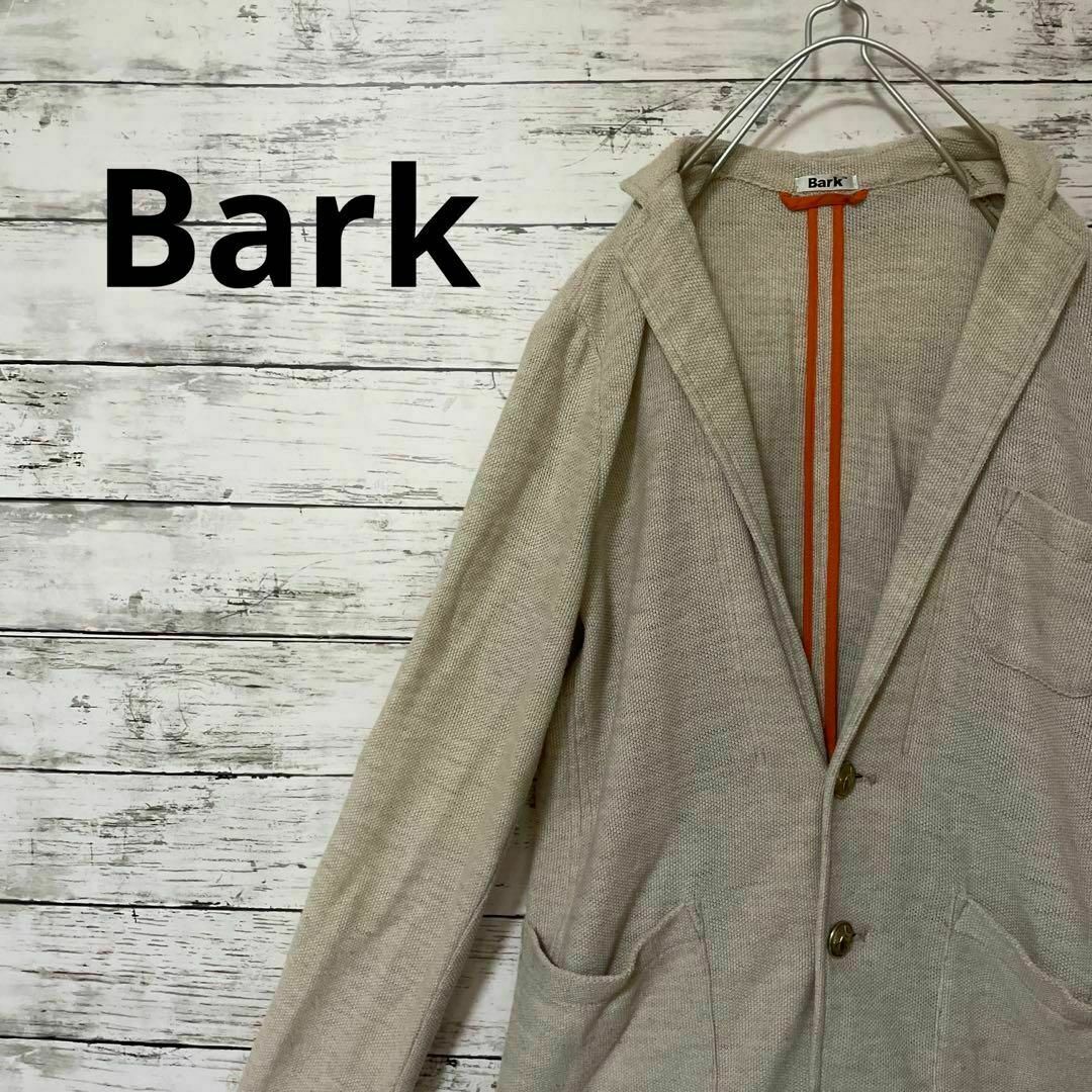 BARK(バーク)のBark リネン混テーラードジャケット ベージュ 金ボタン イタリア製 大人 メンズのジャケット/アウター(テーラードジャケット)の商品写真