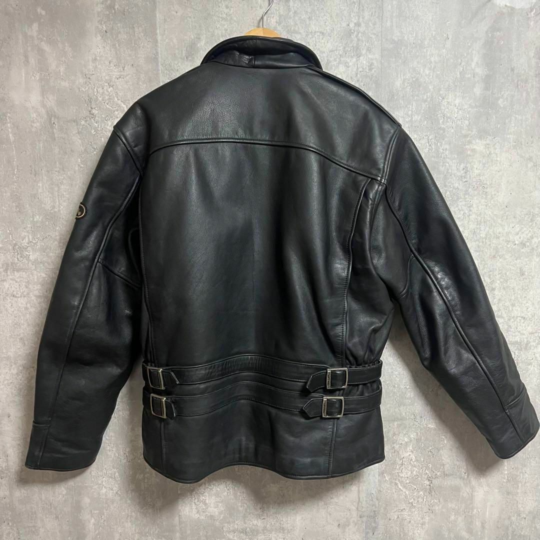 Harley Davidson(ハーレーダビッドソン)のHarley-Davidson ハーレーダビッドソン レザージャケット ピン付き メンズのジャケット/アウター(レザージャケット)の商品写真