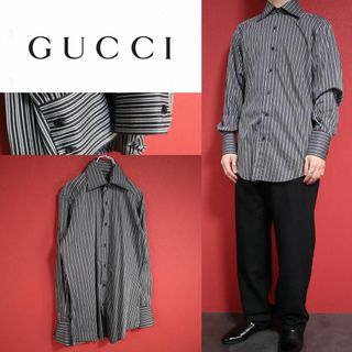 グッチ(Gucci)の【スペシャル】GUCCI グッチ ロング袖 モードデザイン シャツ 長袖(シャツ)