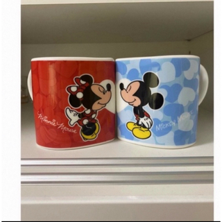 ディズニー(Disney)のミッキー ミニー ペアマグカップ (グラス/カップ)