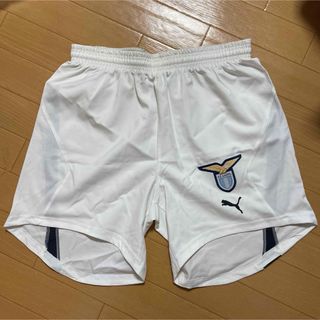 プーマ(PUMA)の希少　ラッィオ　ゲームパンツ　Lサイズ　白　プーマ　セリエA 鎌田所属チーム(ウェア)