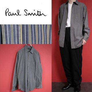 ポールスミスコレクション(Paul Smith COLLECTION)の【美品】Paul Smith COLLECTION イエローストライプ柄 シャツ(シャツ)