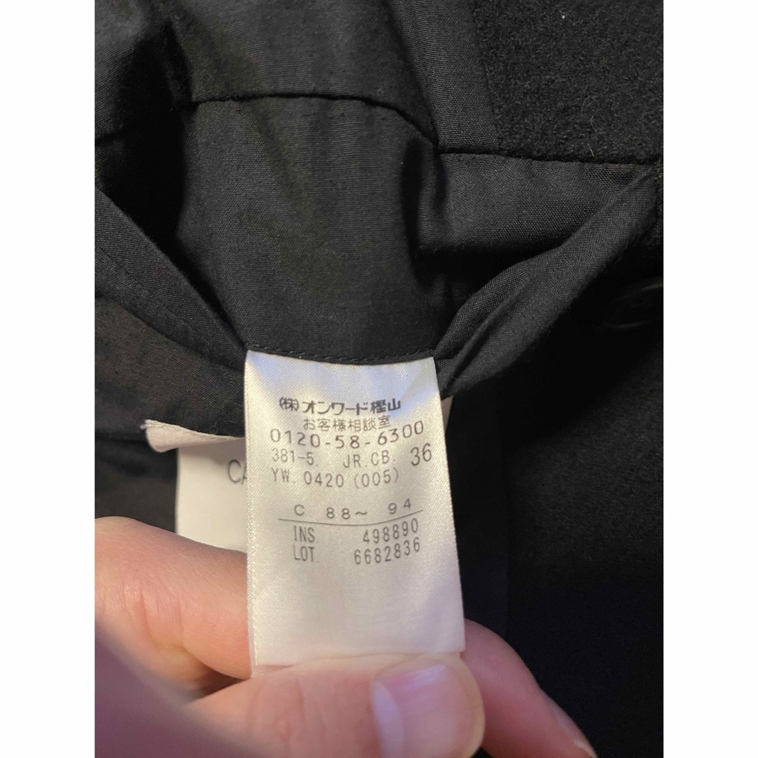 Calvin Klein(カルバンクライン)のカルバンクライン　ウールジャケットコート　S メンズのジャケット/アウター(ピーコート)の商品写真
