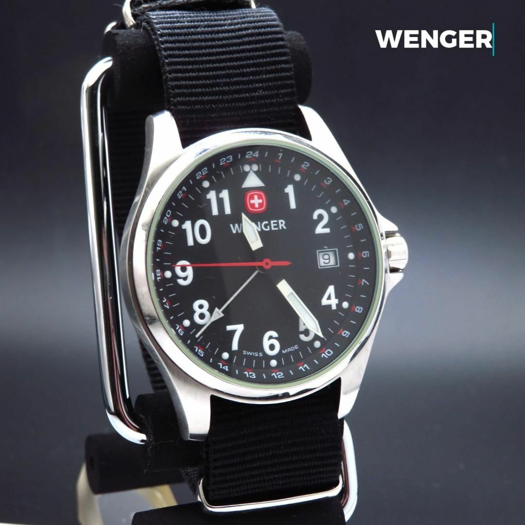 Wenger(ウェンガー)のWENGER ミリタリーウォッチ デイト 蛍光針 7209X メンズの時計(腕時計(アナログ))の商品写真