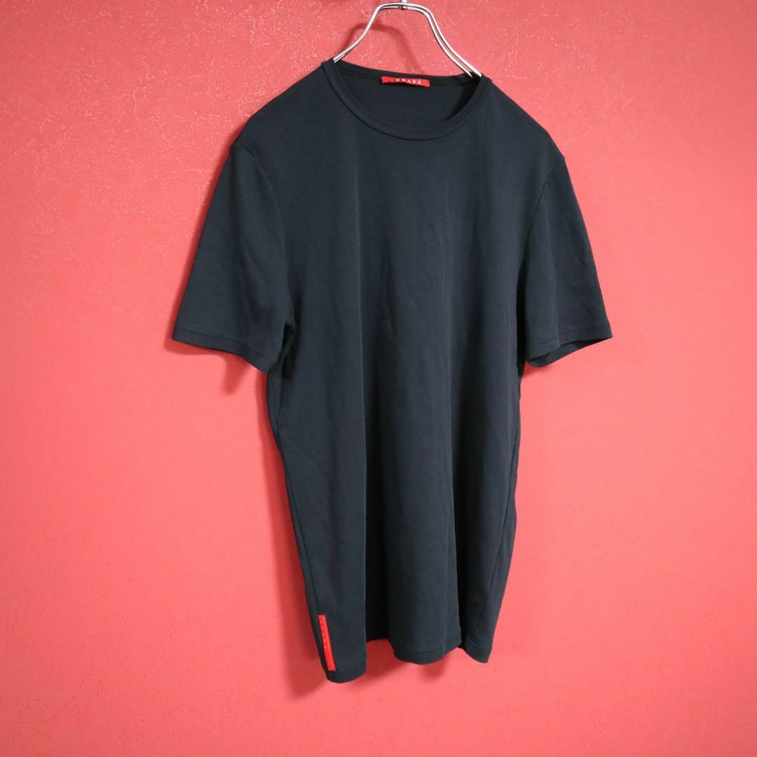 PRADA(プラダ)の【希少】PRADA プラダ サイド レッドライン ロゴ入り Tシャツ メンズのトップス(Tシャツ/カットソー(半袖/袖なし))の商品写真