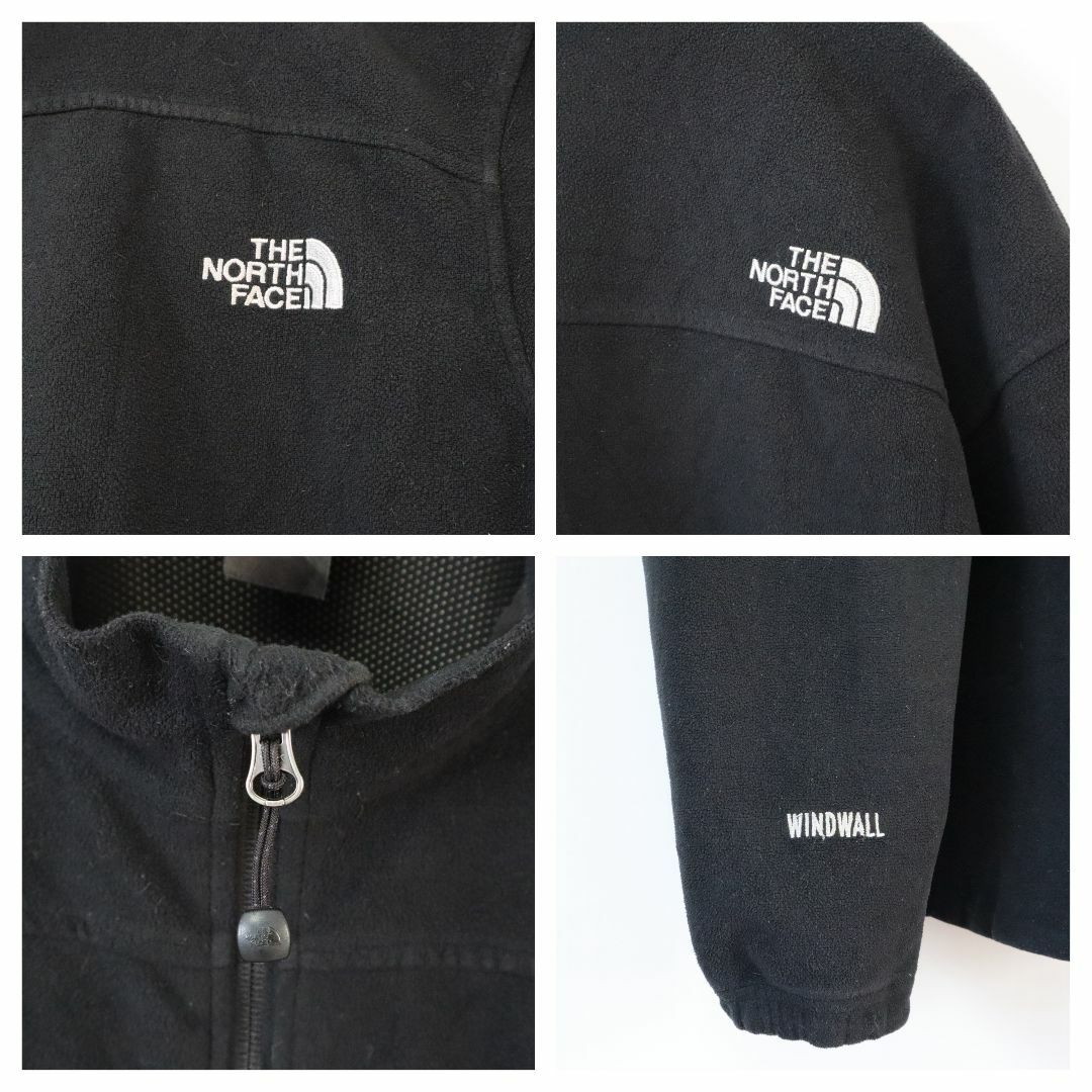THE NORTH FACE(ザノースフェイス)の【XLサイズ】ノースフェイス／フリース　刺繍ロゴ　USA規格　ウィンドウォール メンズのジャケット/アウター(ブルゾン)の商品写真