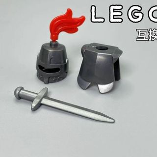 中世ヨーロッパ　赤傭兵　LEGO互換　レゴ武器　モンハン　インテリア　ナイト(SF/ファンタジー/ホラー)