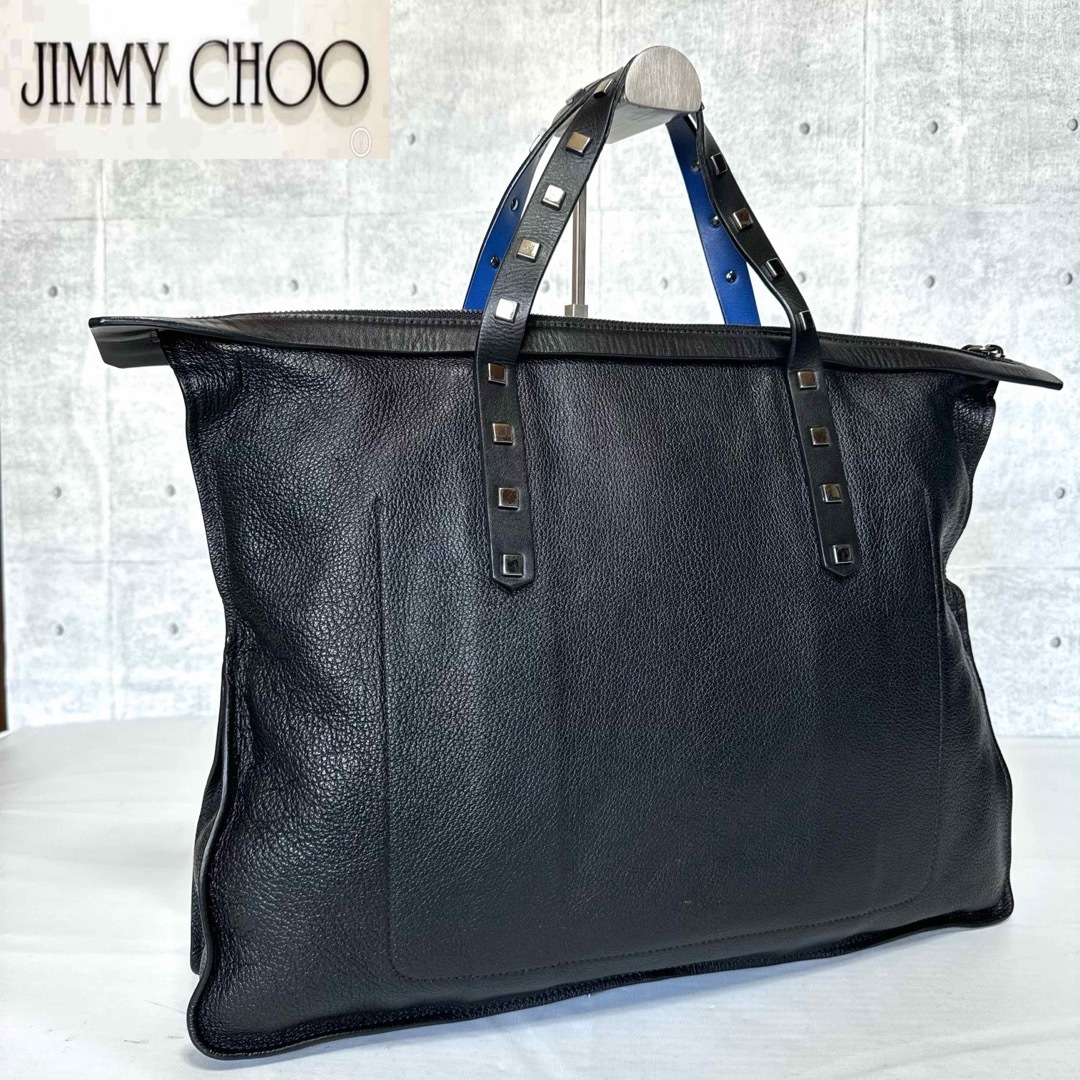 JIMMY CHOO(ジミーチュウ)の専用品JIMMY CHOO GABRIEL BLACK A4 ビジネスバッグ メンズのバッグ(ビジネスバッグ)の商品写真