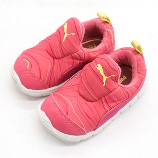 プーマ(PUMA)のプーマ スリッポン スニーカー 189123-05 靴 シューズ キッズ 女の子用 14cmサイズ ピンク PUMA(その他)