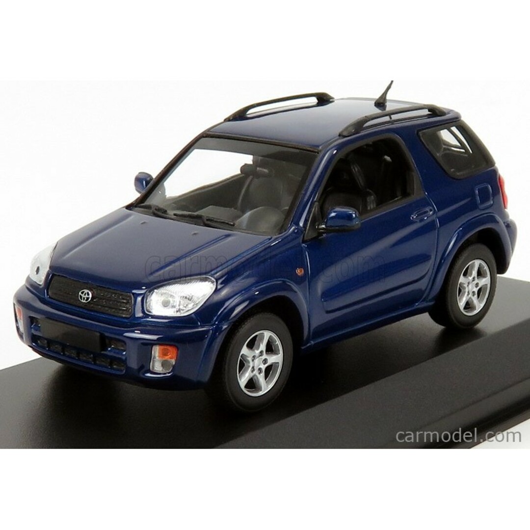 マキシチャンプス 1/43 トヨタ RAV 4 2000 ダークブルーメタリック エンタメ/ホビーのおもちゃ/ぬいぐるみ(ミニカー)の商品写真