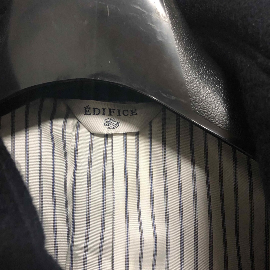 EDIFICE(エディフィス)のエディフィス　EDIFICE  コート　ネイビー　M 40 メンズのジャケット/アウター(ピーコート)の商品写真
