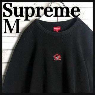 シュプリーム(Supreme)の8878【人気デザイン】シュプリーム☆センター刺繍ロゴロングtシャツ　美品(Tシャツ/カットソー(七分/長袖))