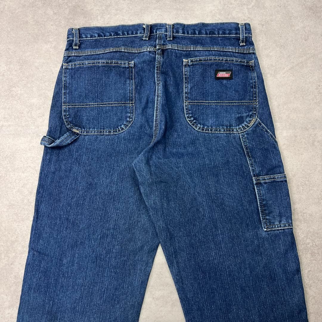 Dickies(ディッキーズ)のGENUINE　Dickies　デニムペインターパンツ　古着　ブルー　W36 メンズのパンツ(デニム/ジーンズ)の商品写真