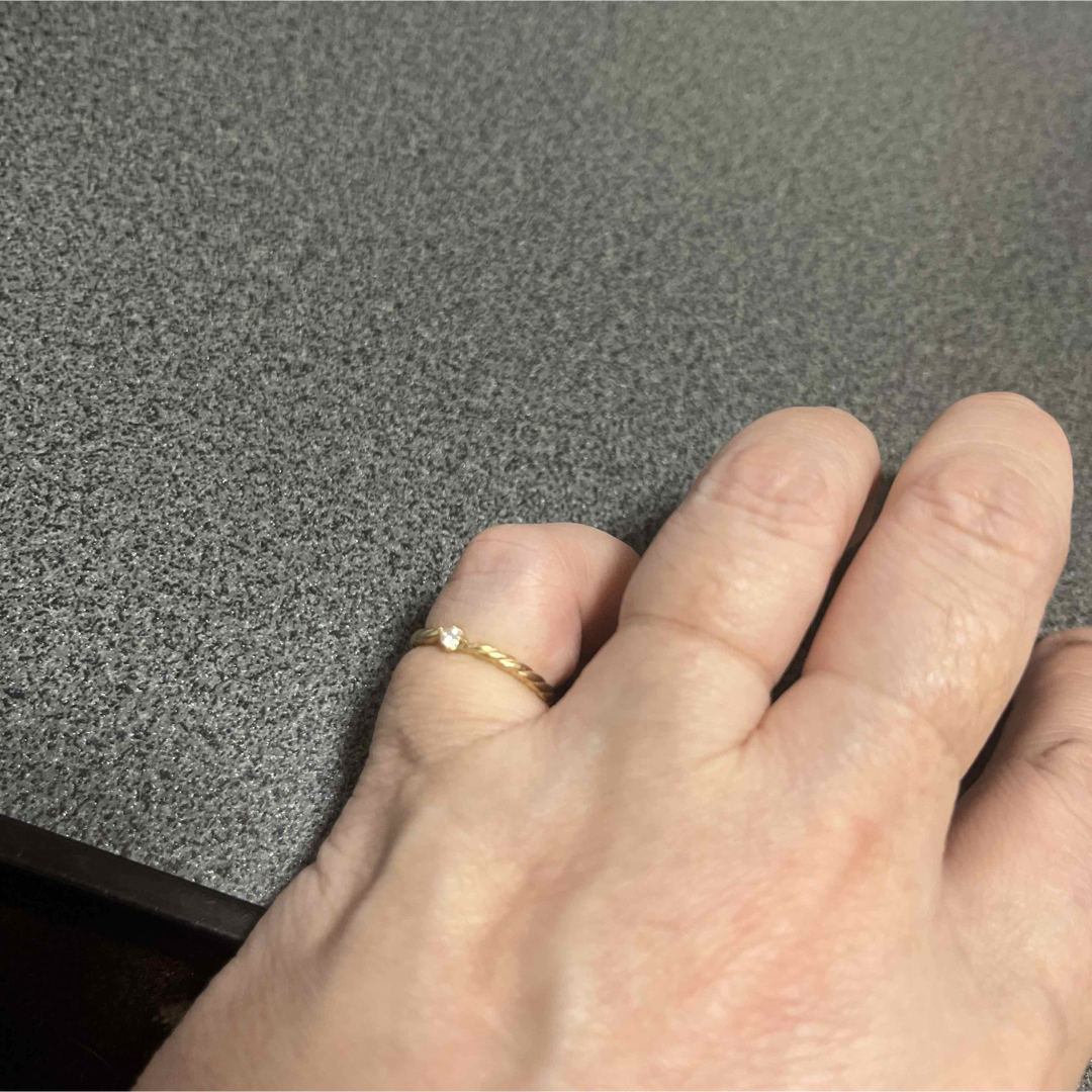 TAKE-UPダイヤモンドピンキーリング レディースのアクセサリー(リング(指輪))の商品写真