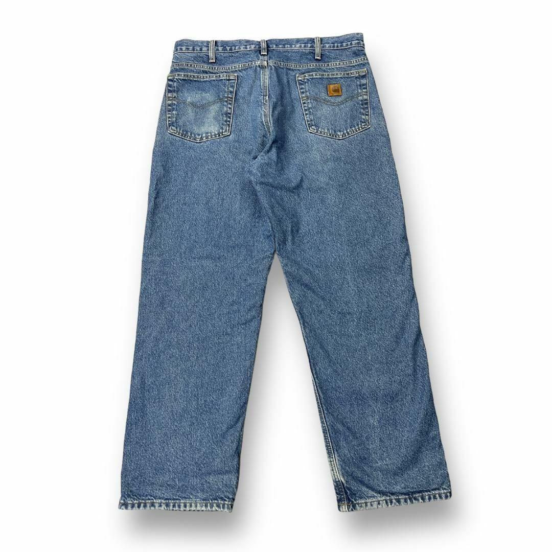 carhartt(カーハート)のメキシコ製　カーハート　デニムパンツ　relaxed fit　古着　青　W36 メンズのパンツ(デニム/ジーンズ)の商品写真