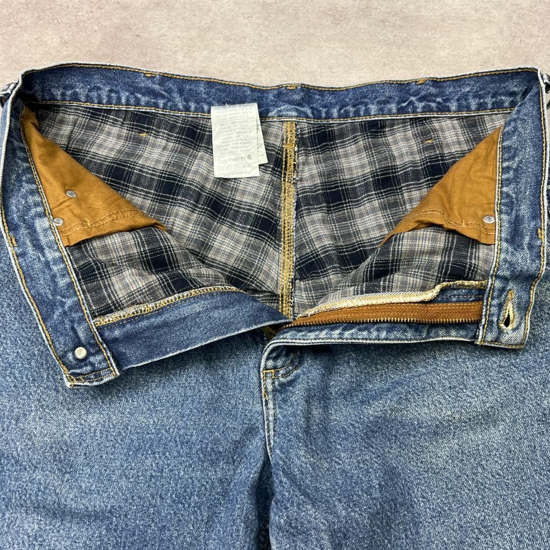 carhartt(カーハート)のメキシコ製　カーハート　デニムパンツ　relaxed fit　古着　青　W36 メンズのパンツ(デニム/ジーンズ)の商品写真