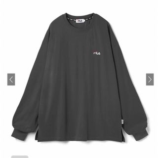 グレイル(GRL)の【新品未使用タグ付き】GRL FILA ビッグロンT(Tシャツ(長袖/七分))