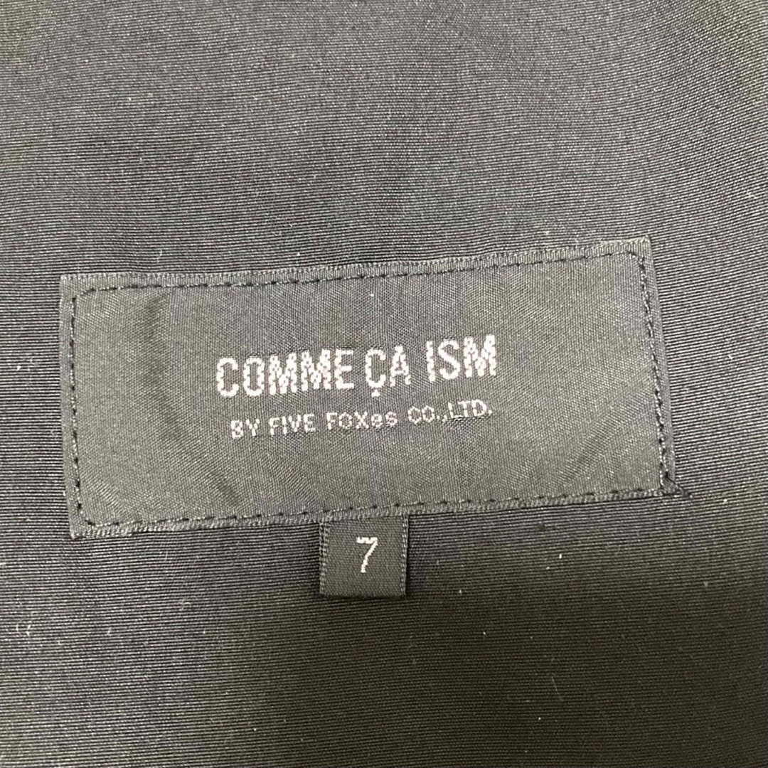 COMME CA ISM(コムサイズム)のコムサイズム　マウンテンパーカー　モッズコート　ブラック　アウター レディースのジャケット/アウター(モッズコート)の商品写真