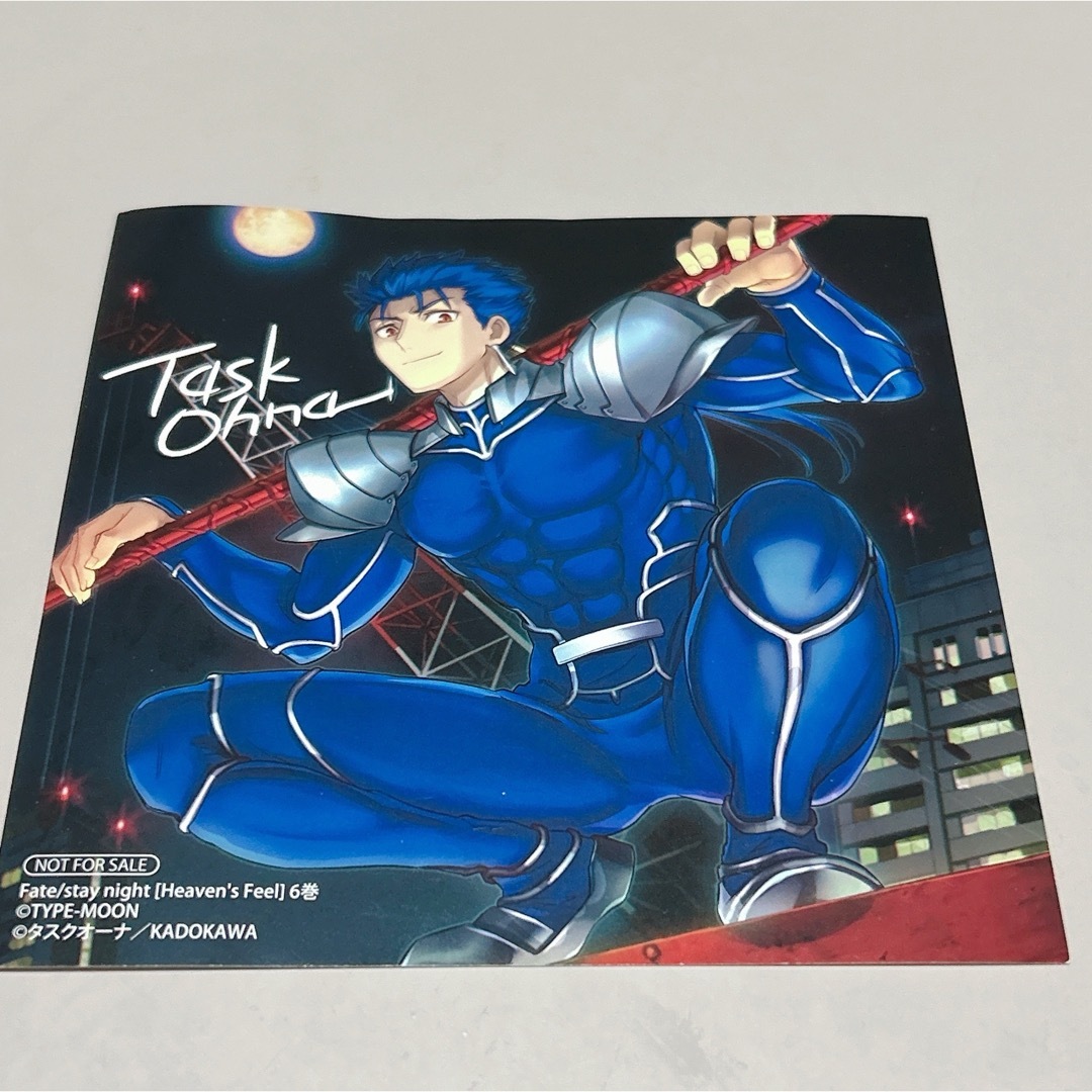 Fate/stay night 6巻 特典 イラストカード ランサー エンタメ/ホビーのコレクション(印刷物)の商品写真