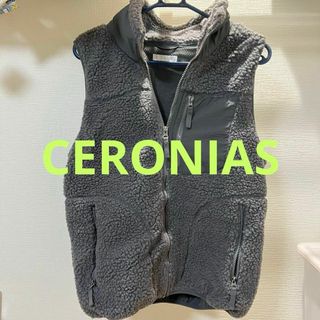 CERONIAS ボア フリース ベスト Lサイズ(ダウンベスト)