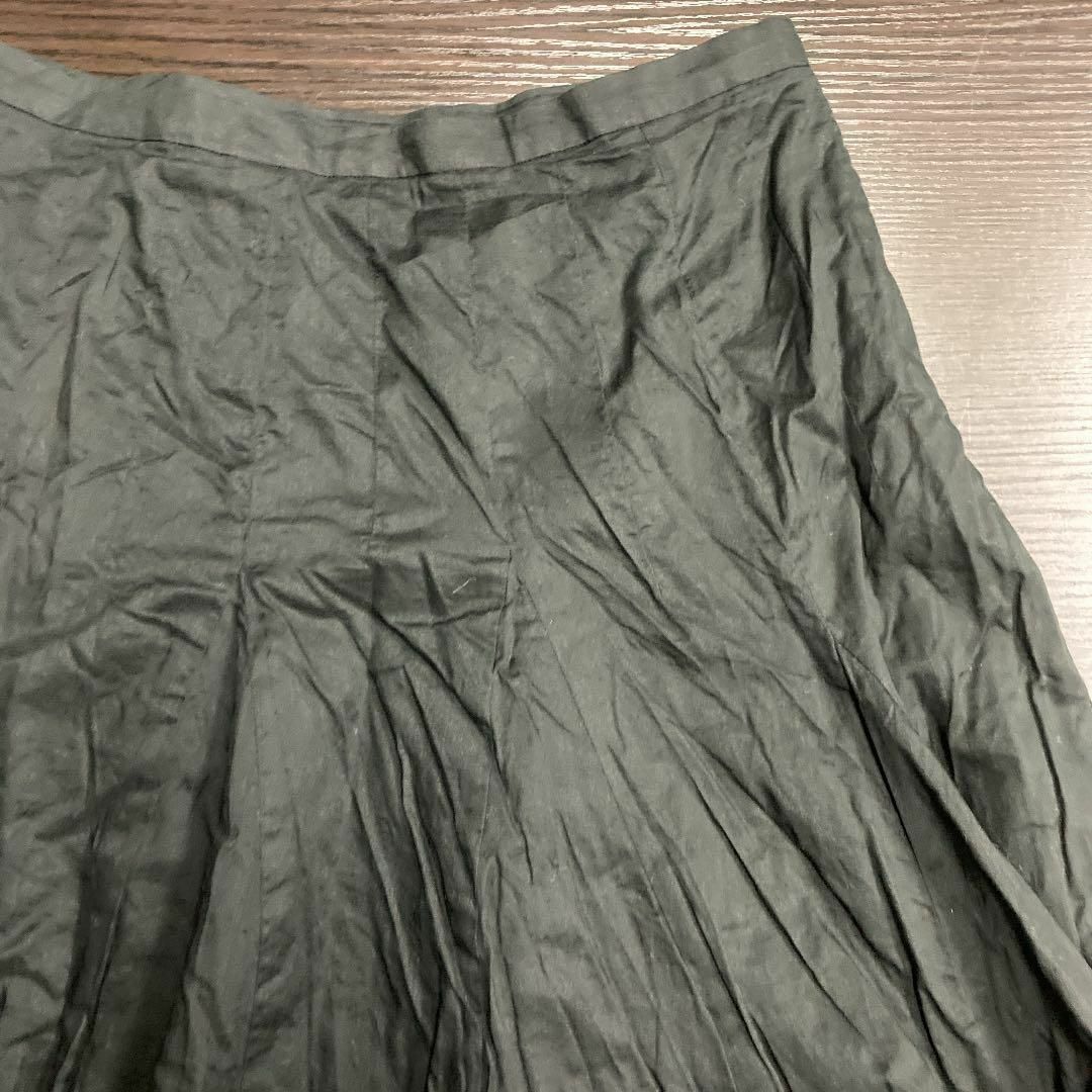マーガレットハウエル　スカート　コットン　シルク　レース　オールド　古着 レディースのスカート(ひざ丈スカート)の商品写真