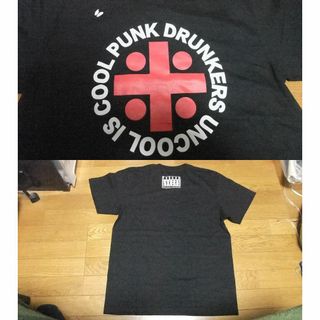 パンクドランカーズ(PUNK DRUNKERS)の未使用 米 パンクドランカーズ punkdrunkers Tシャツ M 黒 白米(Tシャツ/カットソー(半袖/袖なし))