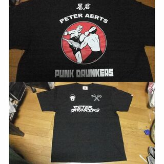 パンクドランカーズ(PUNK DRUNKERS)の未使用 punkdrunkers ピーターアーツ Tシャツ XL プロレス(Tシャツ/カットソー(半袖/袖なし))