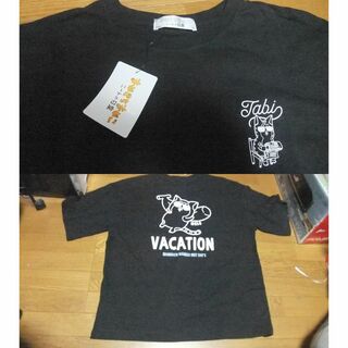 Tシャツ 黒 4L 新品 まめきちまめこニートの日常 タビ 猫 サングラス(Tシャツ/カットソー(半袖/袖なし))