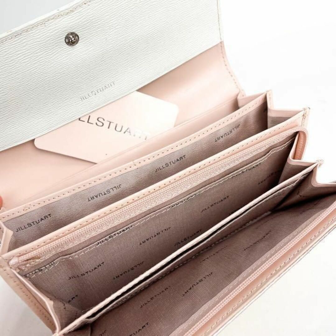 新品 本革 ジルスチュアート 長財布 財布 レディース 白 j 5 かぶせ 新品 本革 ジルスチュアート 長財布 財布 レディース 白 j 5 かぶせ